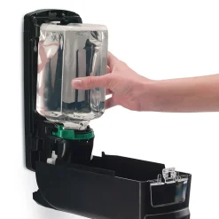 ADX12 Wall Mounted Hand Sanitizer Dispenser, Black/Brushed Chrome (8828-06)<Purell Outlet