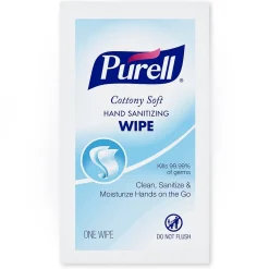 Cottony Soft Antibacterial Hand Sanitizing Wipes, 1000/Carton (9026-1M)<Purell Sale