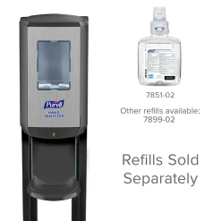 CS 8 Automatic Floor Stand Hand Sanitizer Dispenser, Graphite/Black (7418-DS)<Purell Outlet