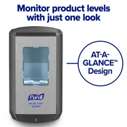 CS 8 Automatic Floor Stand Hand Sanitizer Dispenser, Graphite/Black (7418-DS)<Purell Outlet