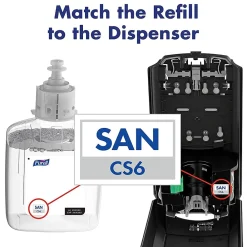 CS6 Automatic Wall Mounted Hand Sanitizer Dispenser, White (6520-01)<Purell Outlet