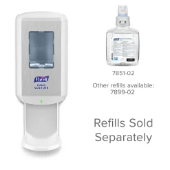 CS8 Automatic Wall Mounted Hand Sanitizer Dispenser, for CS8 1200 mL Hand Sanitizer Refills, White (7820-01)<Purell New