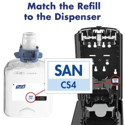 CS4 Wall Mounted Hand Sanitizer Dispenser, White (5121-01)<Purell Discount