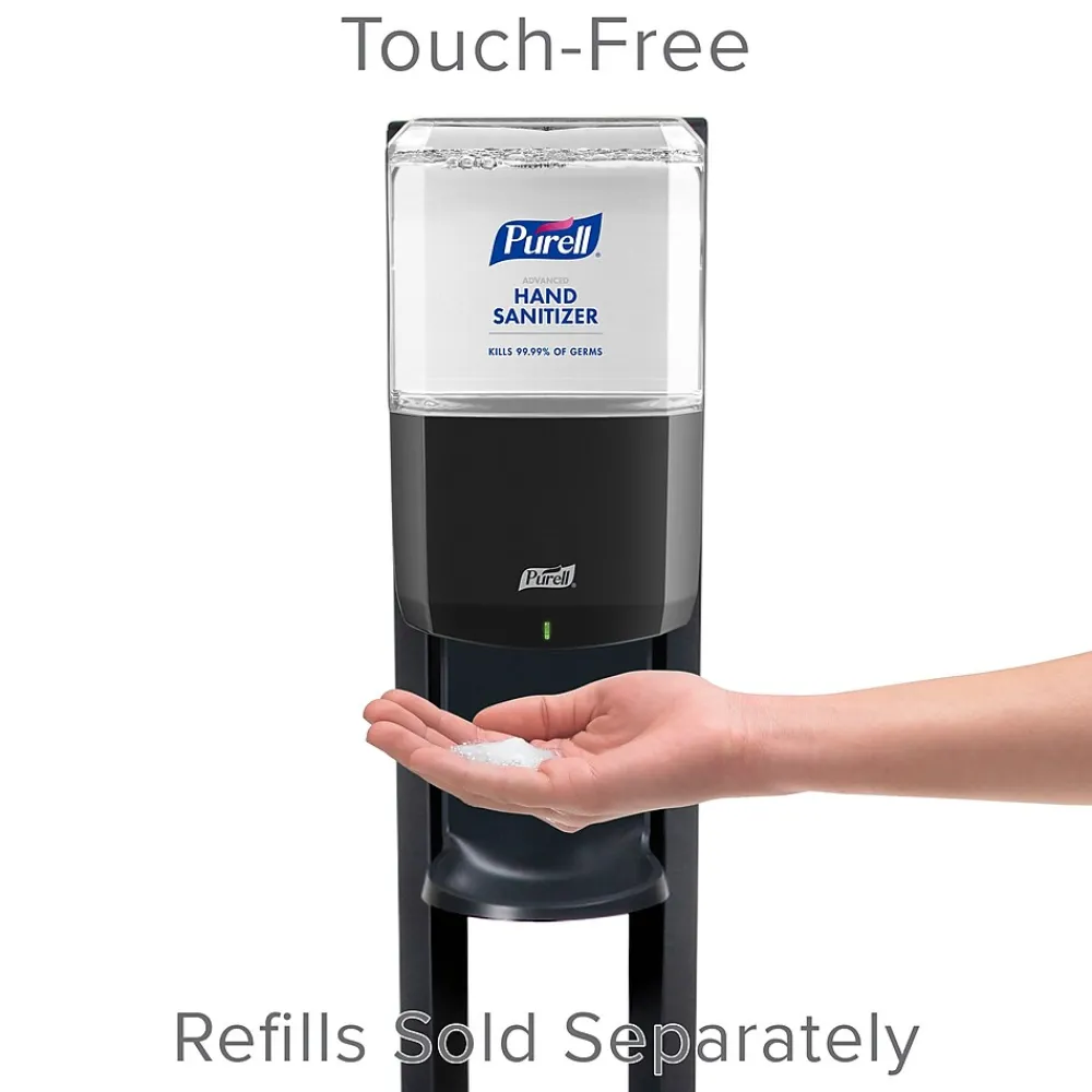 ES8 Automatic Floor Stand Hand Sanitizer Dispenser, Graphite/Black (7218-DS)<Purell Discount