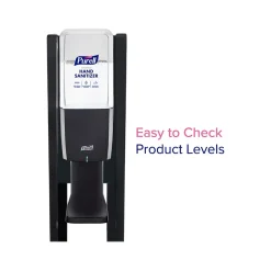ES10 Automatic Floor Stand Hand Sanitizer Dispenser, Graphite (8214-DS)<Purell Hot