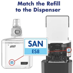 ES8 Automatic Wall Mounted Hand Sanitizer Dispenser, Gray (7724-01)<Purell Best