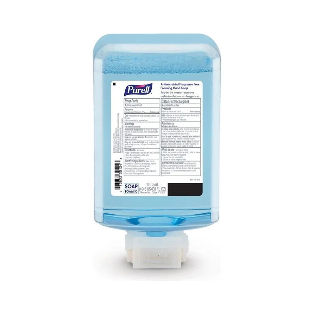 Foaming Hand Soap Refill for ES10 Dispenser, 1200mL, 2/Carton (8383-02)<Purell Hot