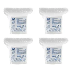 Hand Sanitizing Wipes, Alcohol Free Formula, 1700 Count Wipes Refill for High Capacity Wipes Stand, 4/CT (9517-04)<Purell