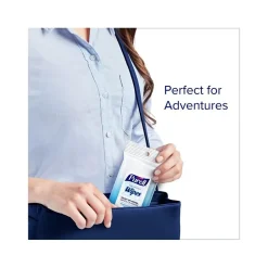 Hand Sanitizing Wipes, Clean Refreshing Scent, 20 Wipes/Pack, 12 Packs/Carton (9124-12-CMR)<Purell Best