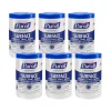 Healthcare Disinfecting Wipes, 110 Wipes/Container, 6/Carton (9340-06)<Purell Hot