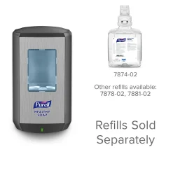 HEALTHY SOAP CS8 Automatic Wall Mounted Hand Soap Dispenser, Graphite (7834-01)<Purell Clearance