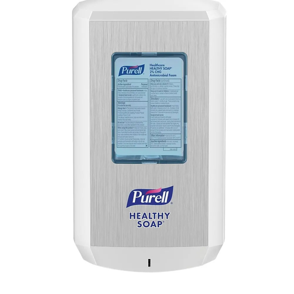 HEALTHY SOAP CS6 Automatic Wall Mounted Hand Soap Dispenser, White (6530-01)<Purell Hot
