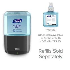 HEALTHY SOAP ES8 Automatic Wall Mounted Hand Soap Dispenser, Black (7734-01)<Purell New