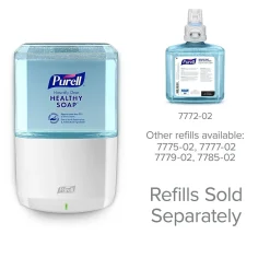 HEALTHY SOAP ES8 Automatic Wall Mounted Hand Soap Dispenser, White (7730-01)<Purell Online