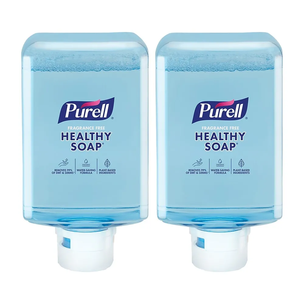 HEALTHY SOAP Foaming Hand Soap Refill for ES10 Dispenser, 1200 ml, 2/Carton (8385-02)<Purell Clearance