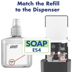 HEALTHY SOAP Foaming Hand Soap Refill for ES4 Dispenser, 1200 ml, 2/Carton (5072-02)<Purell Outlet