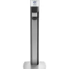 MESSENGER ES6 Automatic Floor Stand Hand Sanitizer Dispenser, Silver/Graphite (7316-DS-SLV)<Purell