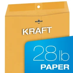 Quality Park Clasp & Moistenable Glue Kraft Catalog Envelopes, 9