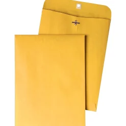 Quality Park Clasp Kraft Catalog Envelope, 9 1/2" x 12 1/2", Brown, 100/Box (37893)
