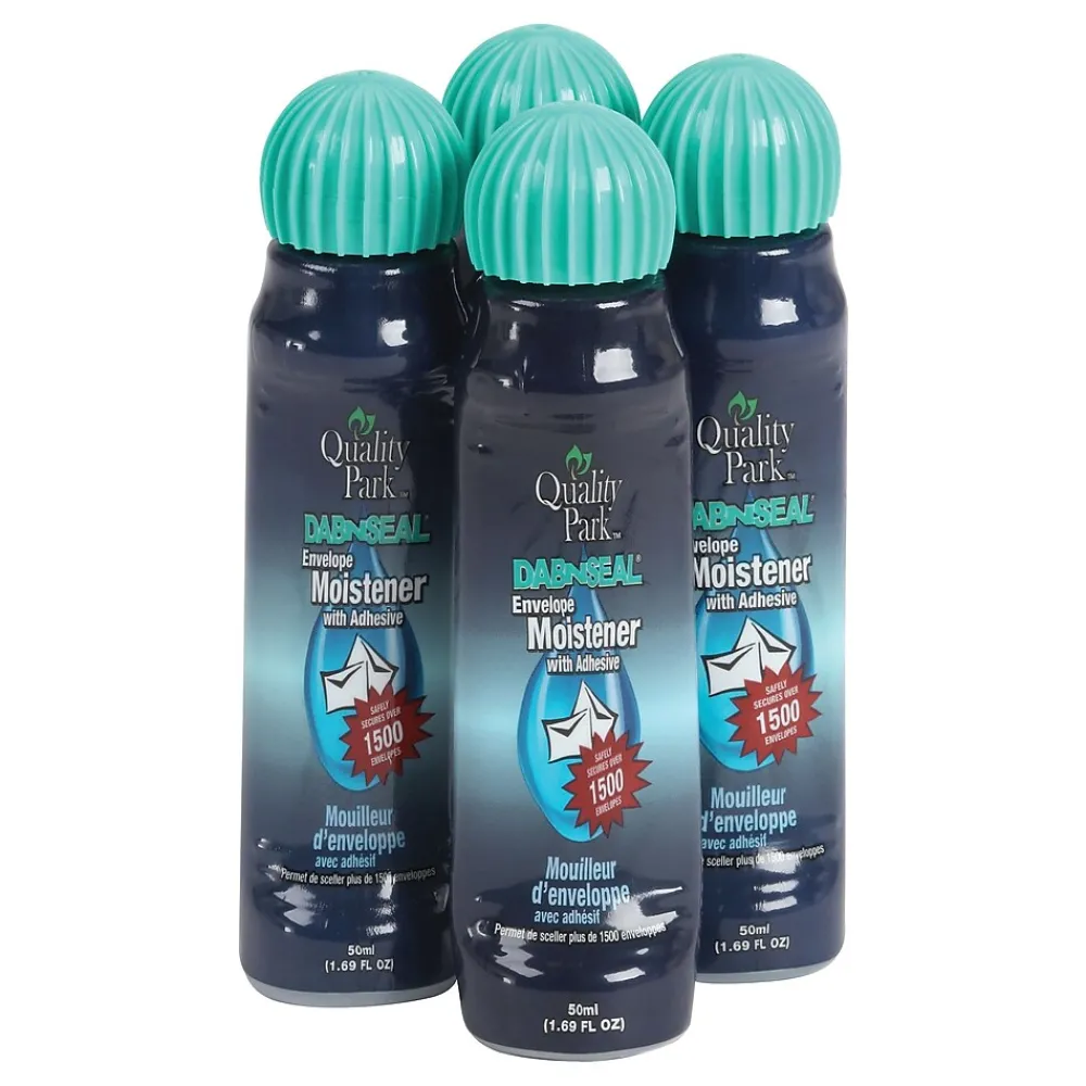 New Quality Park Dab-N-Seal 1.69 oz. Envelope Moistener, Blue, 4/Pack (QUA46071)