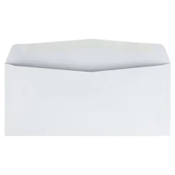 Outlet Quality Park Gummed #10 Business Envelopes, 4 1/8" x 9 1/2", White Wove, 1000/Carton (QUA90020B)