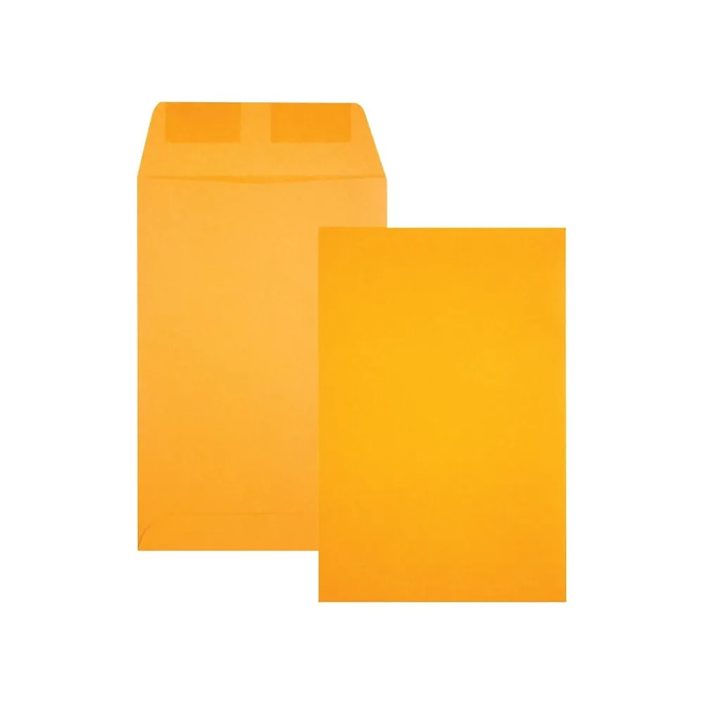 Outlet Quality Park Gummed Catalog Envelopes, 6" x 9", Kraft, 500/Bx (QUA40765)