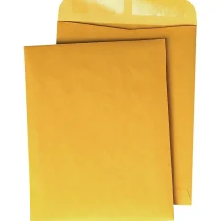 New Quality Park Gummed Kraft Open-End Catalog Envelopes, 9" x 12", Brown, 100/Bx (QUA41467)