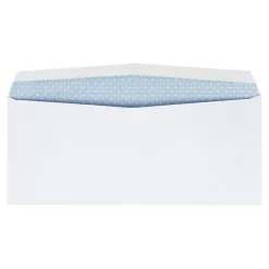 Clearance Quality Park Gummed Security Tinted #9 Double Window Envelopes, 3 7/8