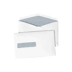 Best Quality Park Gummed Security Tinted Business Envelopes, 6" x 9 1/2", White, 500/Pack (90063)