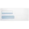 New Quality Park Redi-Seal Self Seal Security Tinted #9 Double Window Envelope, 3 7/8" x 8 7/8", White Wove, 50/Pack (24529-50)