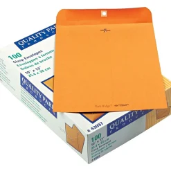 Discount Quality Park Ridge Clasp Catalog Envelope, 10" x 13", Kraft, 100/Box (43097)