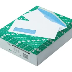Discount Quality Park Security Tinted #10 Window Envelope 4 1/8" x 9 1/2", White, 500/Box (QUA21412)
