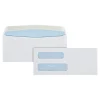 Discount Quality Park Security Tinted #8 Double Window Envelope 3 5/8" x 8 5/8", White, 500/Box (QUA24532)