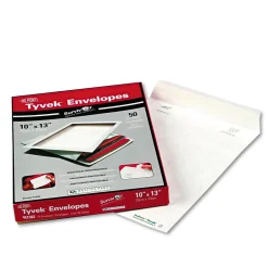 Hot SURVIVOR Quality Park Tyvek Catalog Mailers, White, 10" x 13", 50/Box (R1582)