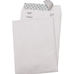 Sale Quality Park Tyvek Flap-Stik Self Seal #98 Catalog Envelope, 10" x 15", White, 100/Box (R1660)
