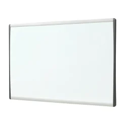 Dry Erase*Quartet Arc Cubicle Painted Steel Dry-Erase Whiteboard, Aluminum Frame, 2' x 1' (ARC2414)