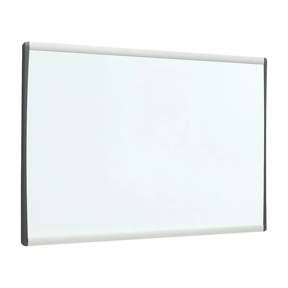 Dry Erase*Quartet Arc Cubicle Painted Steel Dry-Erase Whiteboard, Aluminum Frame, 1' x 1' (ARC1411)