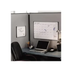Dry Erase*Quartet Arc Cubicle Painted Steel Dry-Erase Whiteboard, Aluminum Frame, 1' x 1' (ARC1411)