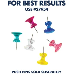 Bulletin*Quartet Classic Cork Bulletin Board, Black Frame, 2'W x 1.5'H (2301B)