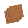 Bulletin*Quartet Cork Bulletin Boards, Frameless, 1'H x 1'W (102)