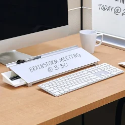 Dry Erase*Quartet Glass Dry-Erase Whiteboard, 0.5' x 1.5' (GDP186)