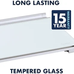 Dry Erase*Quartet Glass Dry-Erase Whiteboard, 0.5' x 1.5' (GDP186)