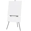 Dry Erase*Quartet Heavy Duty Display Easel, 66", Black Aluminum (56E)