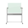 Dry Erase*Quartet Infinity Magnetic Glass Dry-Erase Mobile Presentation Whiteboard Easel, Silver Base, 3' x 4' (ECM43G)
