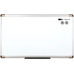 Dry Erase*Quartet ® Magnetic Dry-Erase Whiteboard, Aluminum Frame, 2 1/2'W x 1 1/2'H (48101)