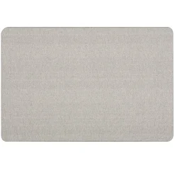 Bulletin*Quartet Oval Office Fabric Bulletin Board, Frameless, 3'H x 4'W (7684G)