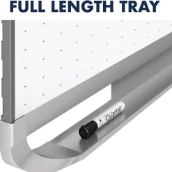 Dry Erase*Quartet Prestige 2 Total Erase Dry-Erase Whiteboard, Aluminum Frame, 8' x 4' (TEM548A)