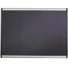 Bulletin*Quartet Prestige Plus Magnetic Fabric Bulletin Board, Aluminum Frame, 4'H x 6'W (MB547A)
