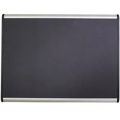 Bulletin*Quartet Prestige Plus Magnetic Fabric Bulletin Board, Aluminum Frame, 4'H x 6'W (MB547A)