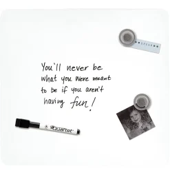 Dry Erase*Quartet Tin Dry-Erase Board, 1' x 1', Assorted Colors (TSQ1212A)